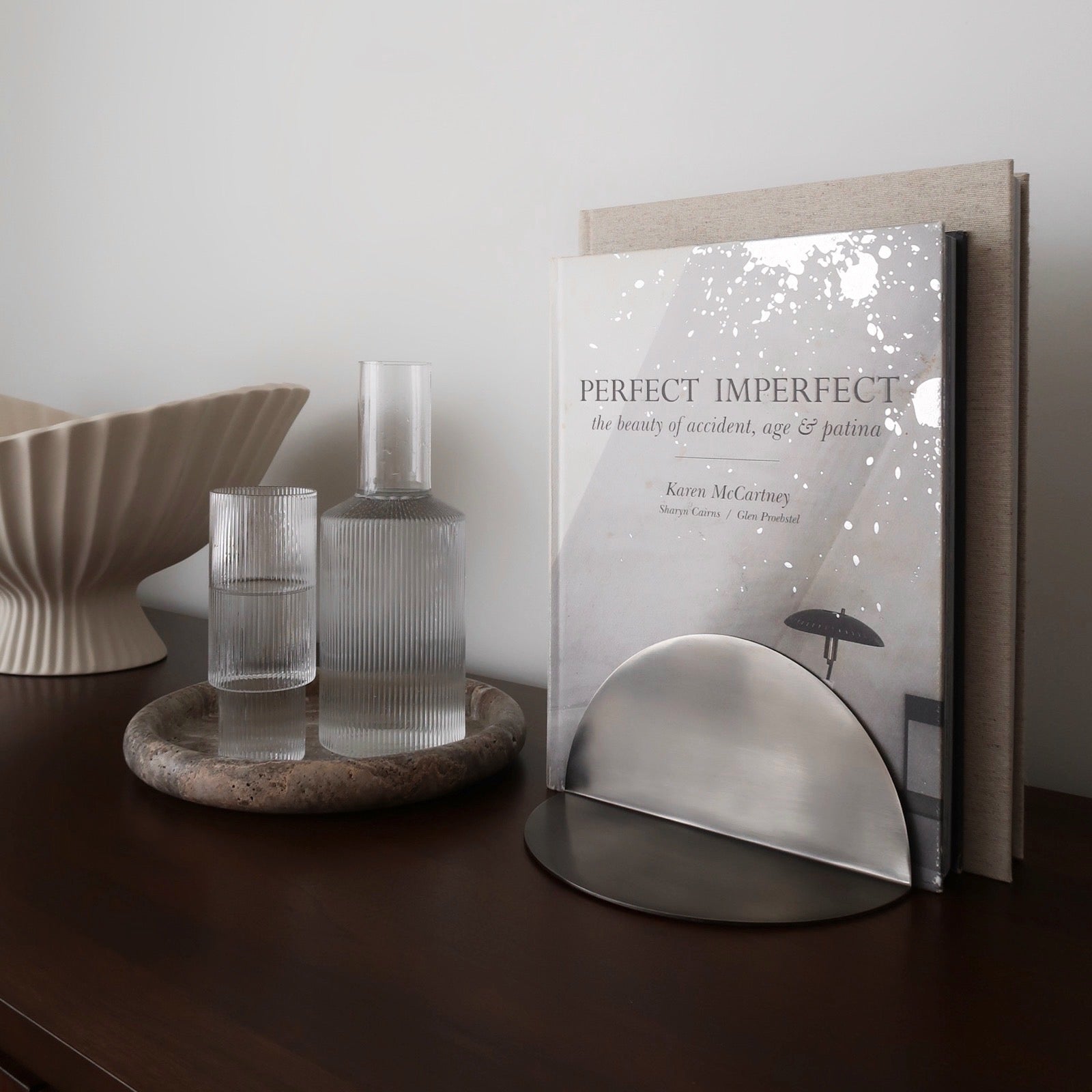 BOOKENDS | Nickel - Shop premium Home Decor for modern interiors - premium homewares - luxury home decor online