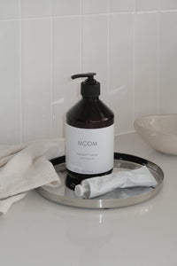 GEO ROUND TRAY MINI | Polished Stainless Steel - Shop premium Home Decor for modern interiors - premium homewares - luxury home decor online