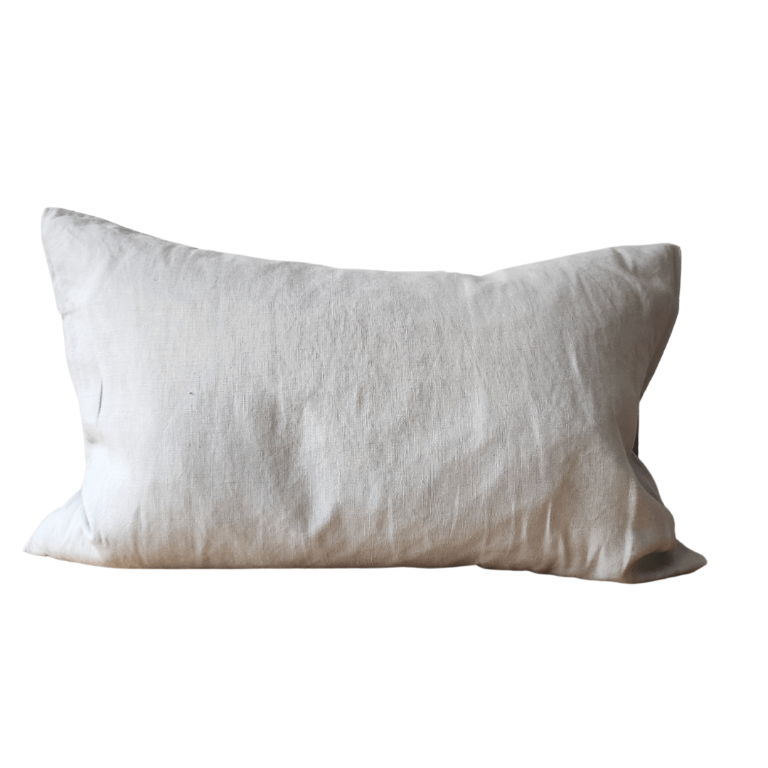 STONEWASHED LINEN RECTANGLE CUSHION COVER | 35*55 | Mist - Shop premium Home Decor for modern interiors - premium homewares - luxury home decor online
