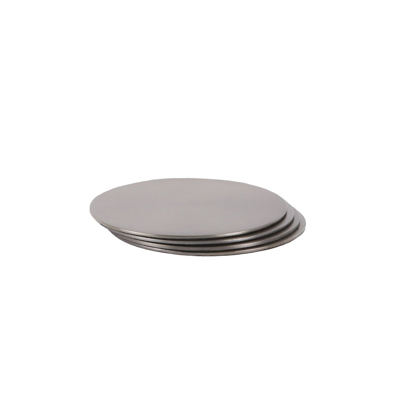 CIRCLE COASTERS | Black Nickel | Set of 4 - Shop premium Home Decor for modern interiors - premium homewares - luxury home decor online