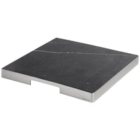 GEO GRAZING BOARD SQUARE | Brushed Nickel & Nero - Shop premium Home Decor for modern interiors - premium homewares - luxury home decor online
