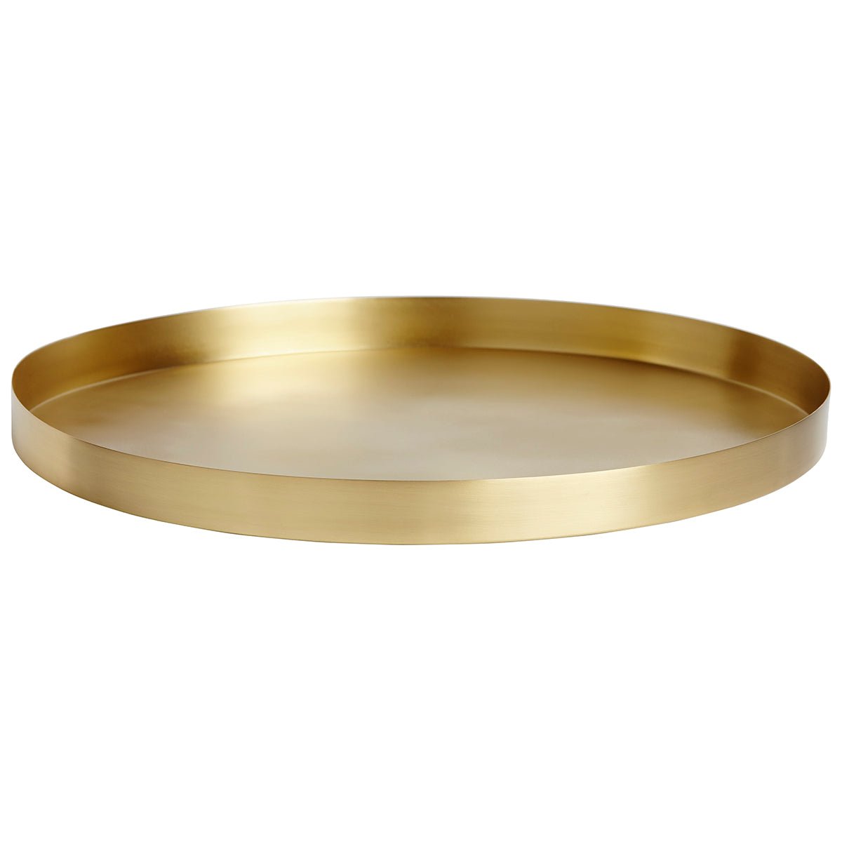 GEO ROUND TRAY | Brass - Shop premium Home Decor for modern interiors - premium homewares - luxury home decor online