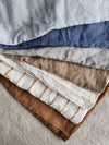 STONEWASHED LINEN LUMBAR CUSHION COVER | Latte