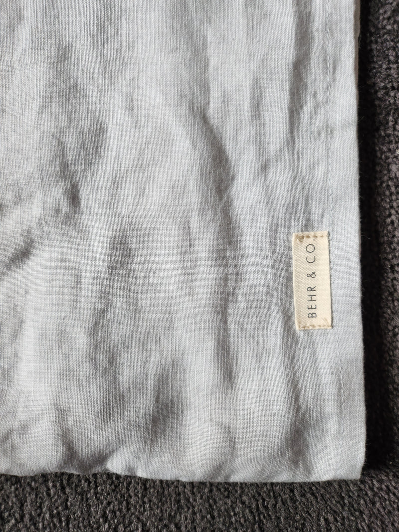 STONEWASHED LINEN RECTANGLE CUSHION COVER | 35*55 | Mist
