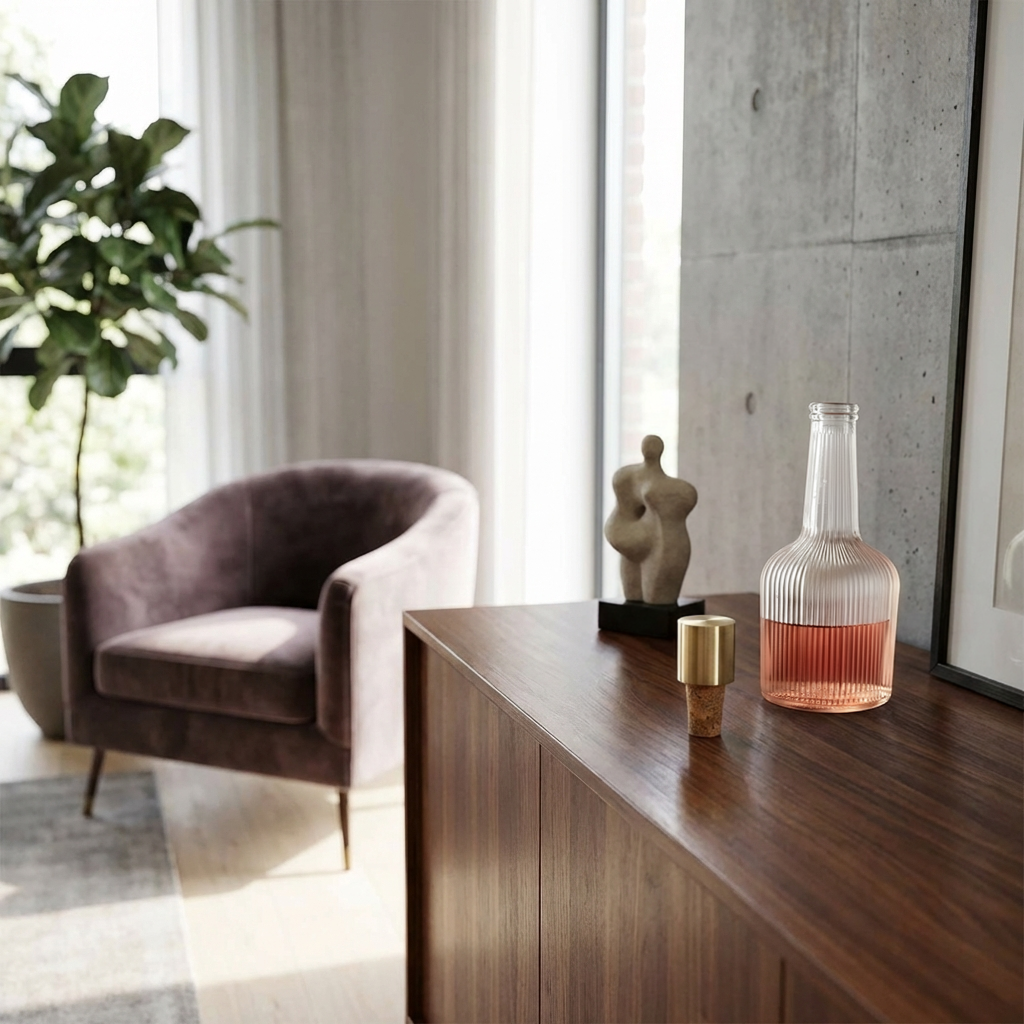 BOTTLE STOPPER CYLINDER | Brass