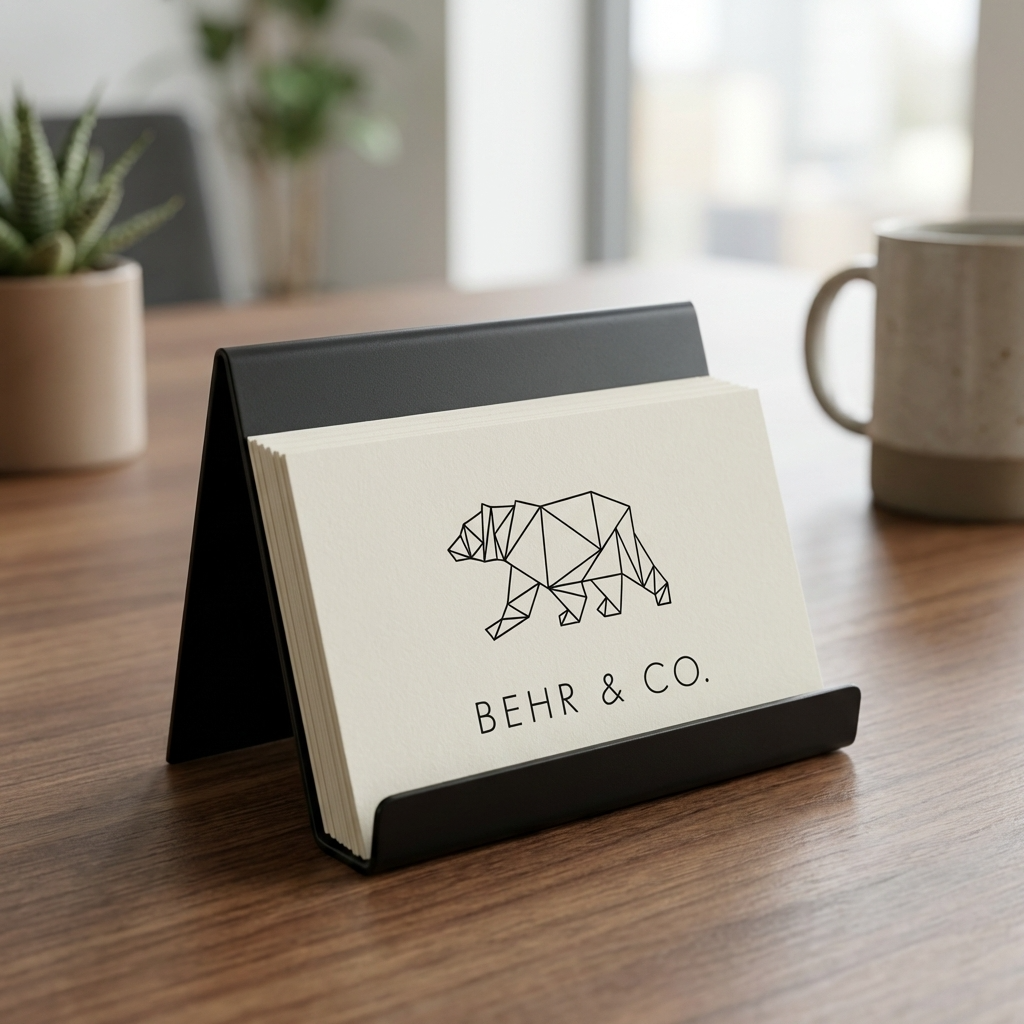 BUSINESS CARD HOLDER | Black - Shop premium Home Decor for modern interiors - premium homewares - luxury home decor online
