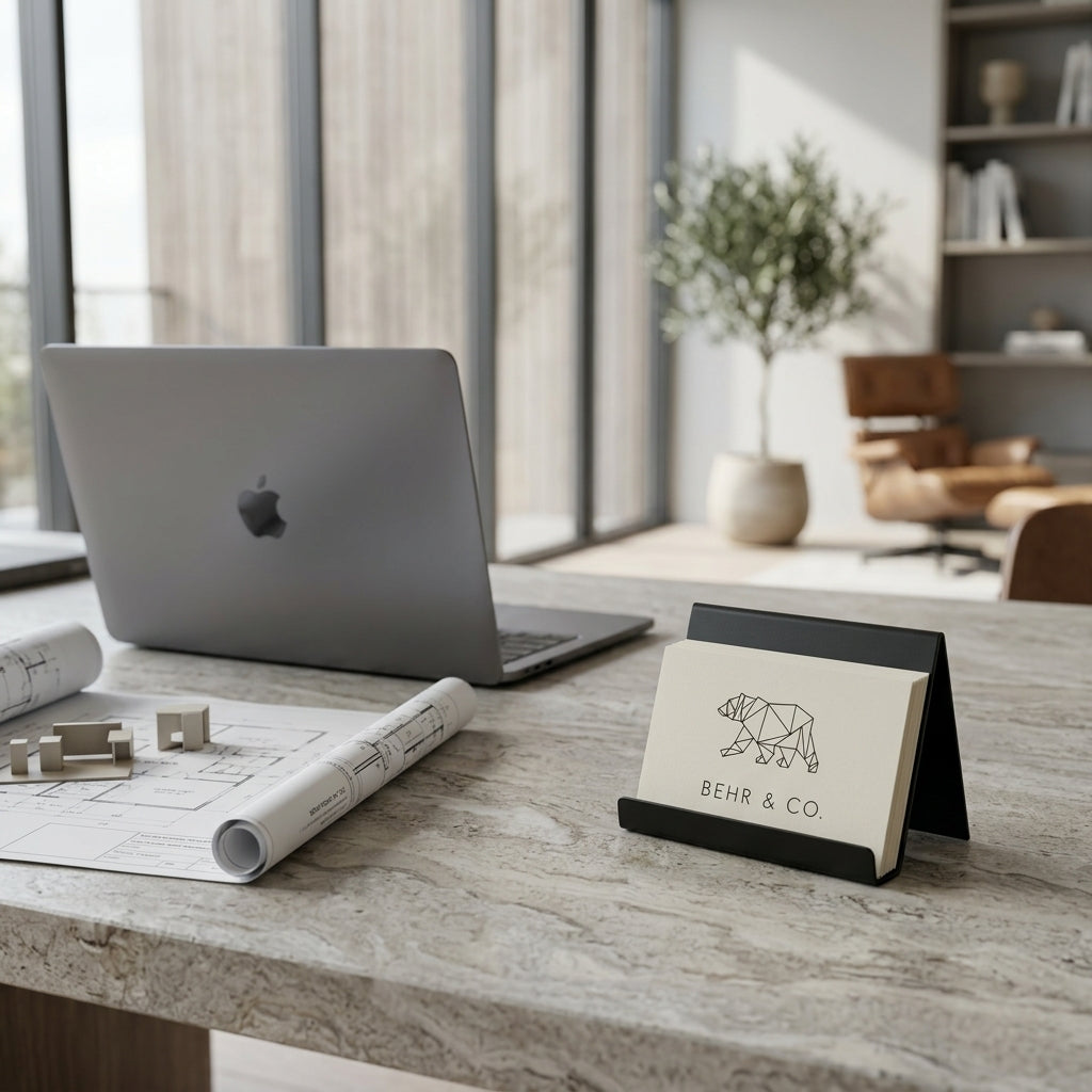 BUSINESS CARD HOLDER | Black - Shop premium Home Decor for modern interiors - premium homewares - luxury home decor online