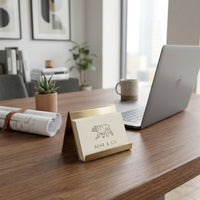 BUSINESS CARD HOLDER | Brass - Shop premium Home Decor for modern interiors - premium homewares - luxury home decor online