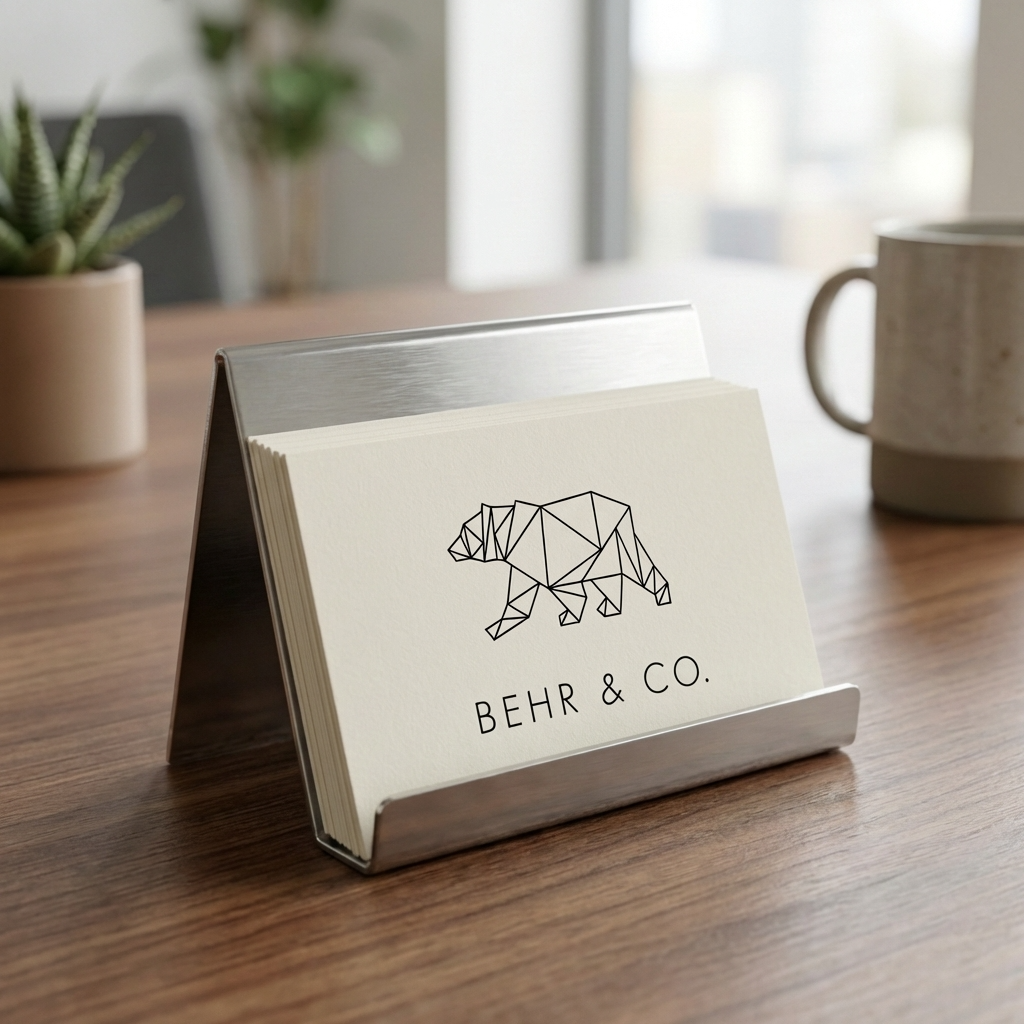BUSINESS CARD HOLDER | Stainless Steel - Shop premium Home Decor for modern interiors - premium homewares - luxury home decor online