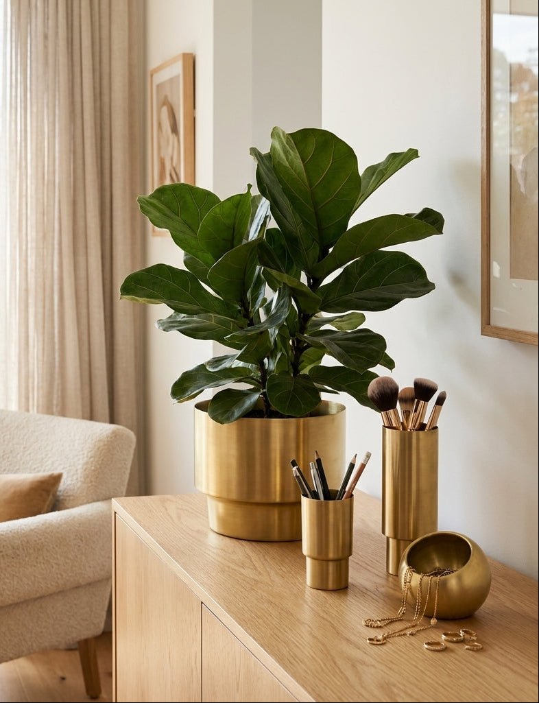 CENTURY VESSEL | Brass - Shop premium Home Decor for modern interiors - premium homewares - luxury home decor online