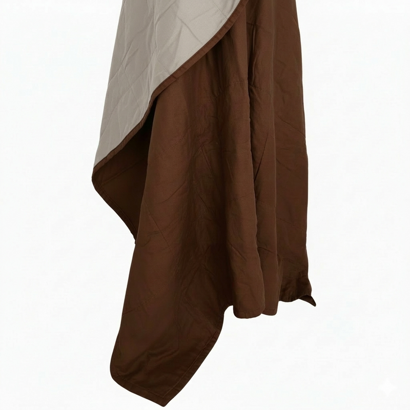 STONEWASHED LINEN THROW | 160*210 Cocoa + Stone - Shop premium Home Decor for modern interiors - premium homewares - luxury home decor online