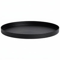 GEO ROUND TRAY | Matt Black