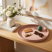 GEO ROUND TRAY | Blush - Shop premium Home Decor for modern interiors - premium homewares - luxury home decor online