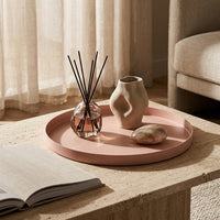 GEO ROUND TRAY | Blush - Shop premium Home Decor for modern interiors - premium homewares - luxury home decor online