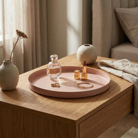 GEO ROUND TRAY | Blush - Shop premium Home Decor for modern interiors - premium homewares - luxury home decor online