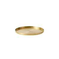 GEO ROUND TRAY MINI | Brass - Shop premium Home Decor for modern interiors - premium homewares - luxury home decor online