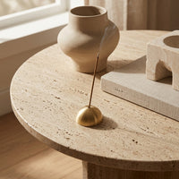 HALF MOON INCENSE HOLDER  | Brass