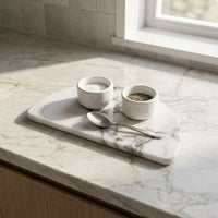 HALF MOON STONE TRIVET | Limited Edition Arabescato - Shop premium Home Decor for modern interiors - premium homewares - luxury home decor online