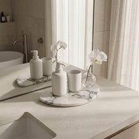 HALF MOON STONE TRIVET | Limited Edition Arabescato - Shop premium Home Decor for modern interiors - premium homewares - luxury home decor online