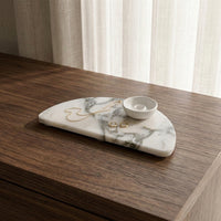 HALF MOON STONE TRIVET | Limited Edition Arabescato - Shop premium Home Decor for modern interiors - premium homewares - luxury home decor online