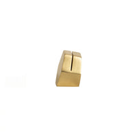HEXAGON CARD HOLDER | Brass