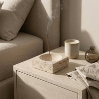 INCENSE HOLDER / BOWL | Travertine