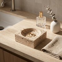INCENSE HOLDER / BOWL | Travertine