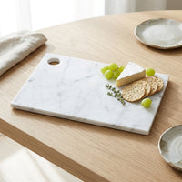 MARBLE CHEESE BOARD | White