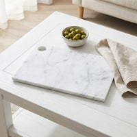 MARBLE CHEESE BOARD | White