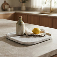 MARBLE SQUIRCLE TRAY | Carrara