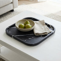 MARBLE SQUIRCLE TRAY | Nero Marquina