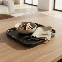 MARBLE SQUIRCLE TRAY | Nero Marquina
