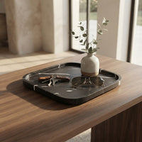 MARBLE SQUIRCLE TRAY | Nero Marquina
