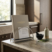 GEO NAPKIN HOLDER | Brushed Nickel & Nero - Shop premium Home Decor for modern interiors - premium homewares - luxury home decor online