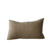 STONEWASHED LINEN RECTANGLE CUSHION COVER | 35*55 | Latte