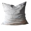STONEWASHED LINEN SQUARE CUSHION COVER | 65*65 | Ash