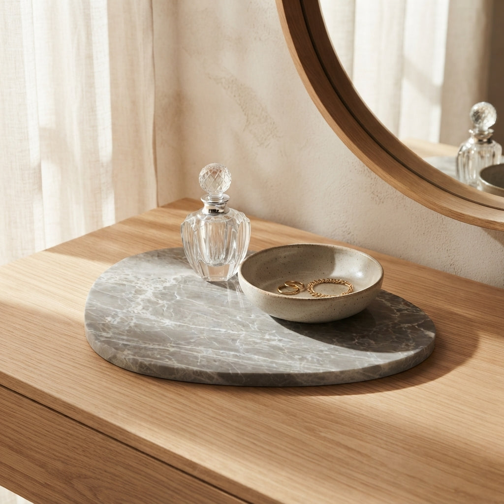 PEBBLE STONE TRIVET | Mystic White