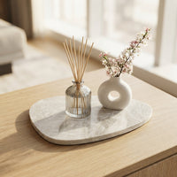 PEBBLE STONE TRIVET | Mystic White