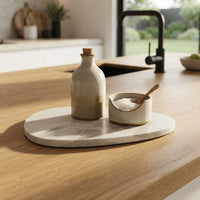 PEBBLE STONE TRIVET | Mystic White