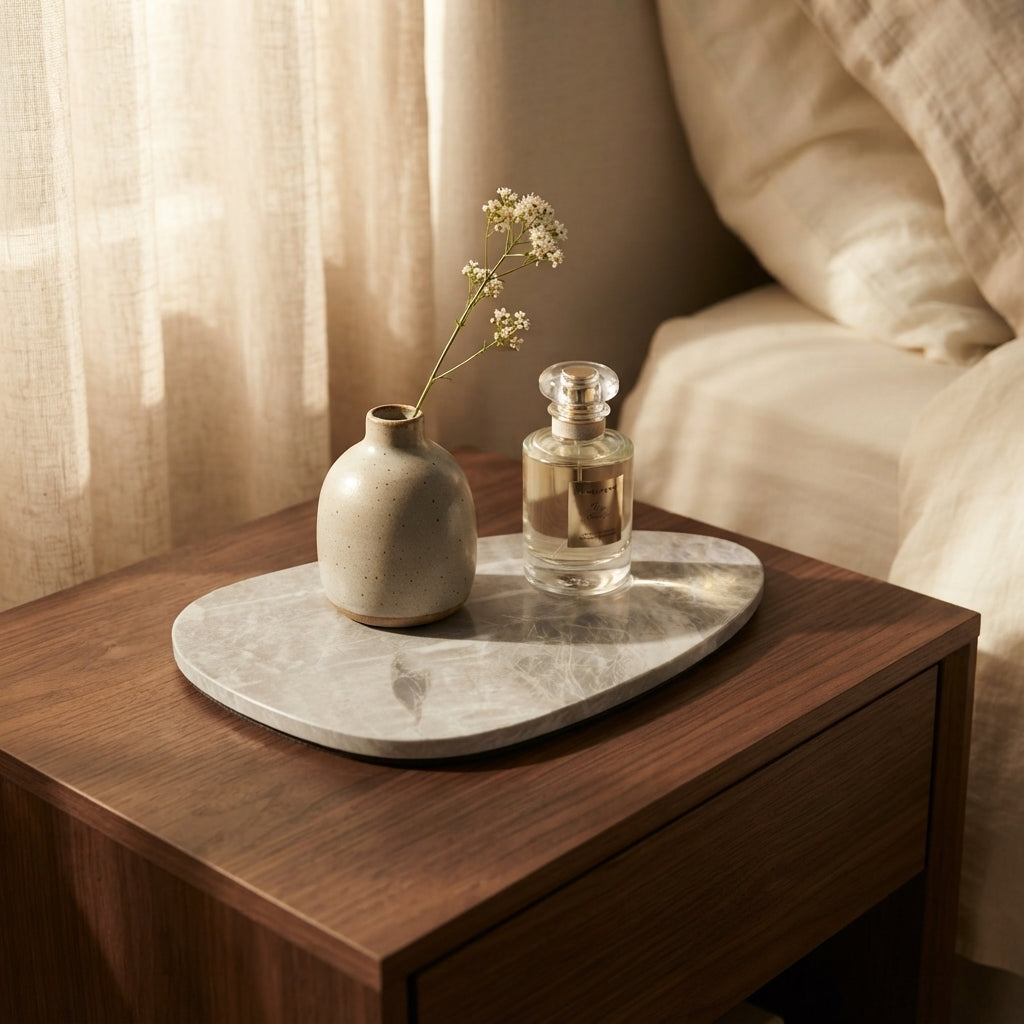 PEBBLE STONE TRIVET | Mystic White