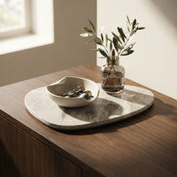 PEBBLE STONE TRIVET | Mystic White