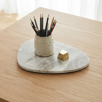 PEBBLE STONE TRIVET | Mystic White