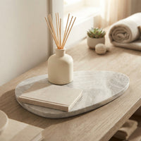PEBBLE STONE TRIVET | Mystic White