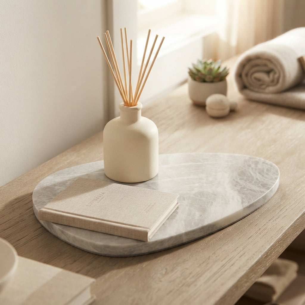PEBBLE STONE TRIVET | Mystic White