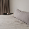 STONEWASHED LINEN LUMBAR CUSHION COVER | Latte