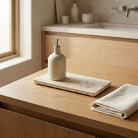 RECTANGLE STONE TRAY | Travertine (unfilled)