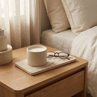 RECTANGLE STONE TRAY | Travertine (unfilled)