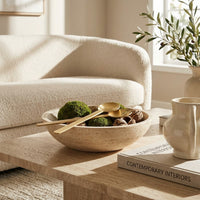 GEO SALAD SERVERS | Brass