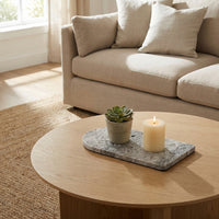 ARCH STONE TRIVET | Silver Travertine (unfilled)