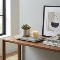 ARCH STONE TRIVET | Silver Travertine (unfilled)